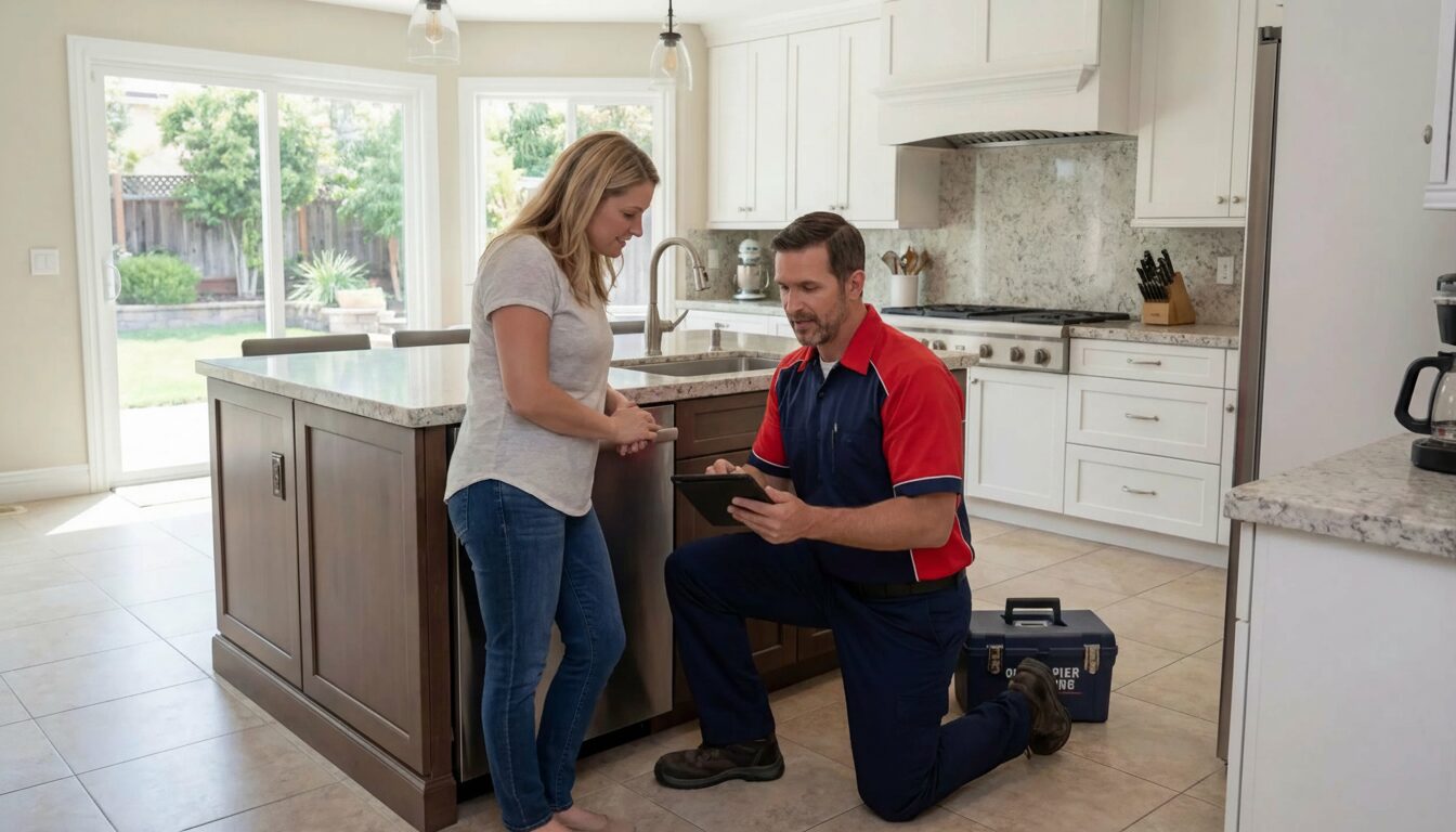 Carmody Lake Plumbing kitchen sink inspection and consultation in Lakewood CO